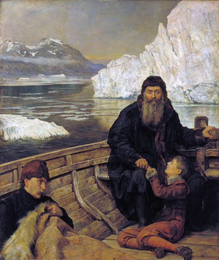 The Last Voyage of Henry Hudson exhibited 1881 by The Hon. John Collier 1850-1934